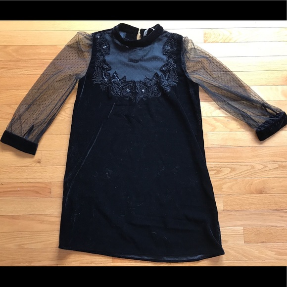 Zara Velvet Dress - Picture 2 of 4